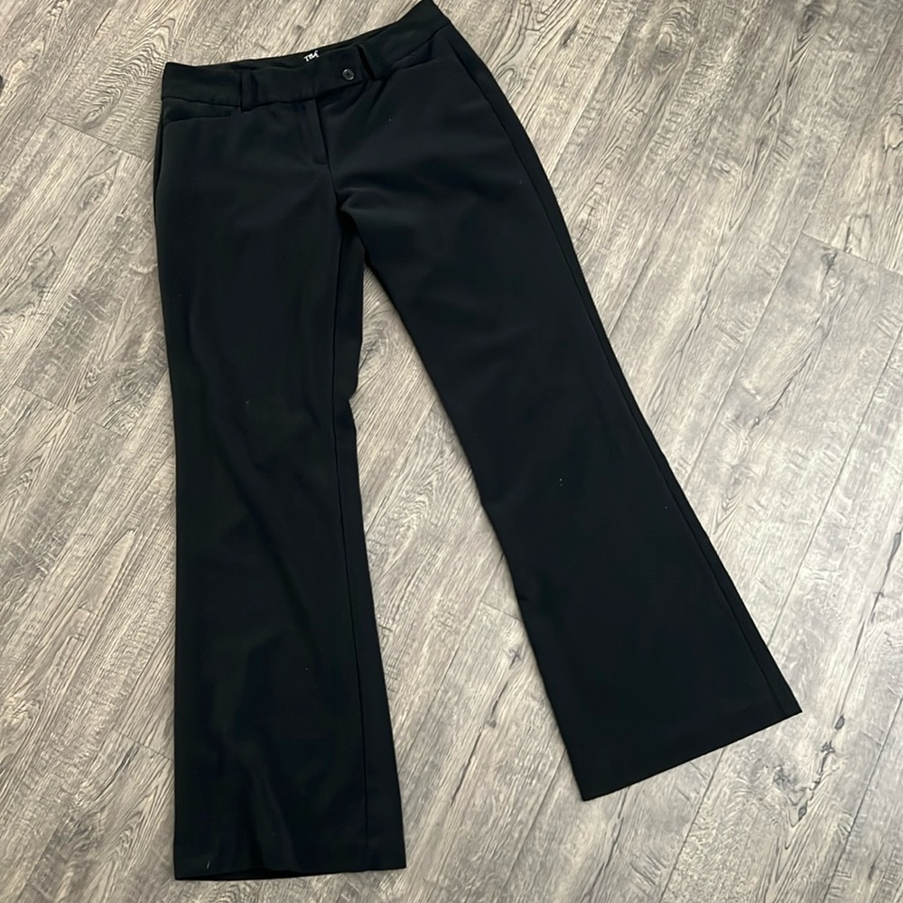 T.B.A. The Flip Black Flare Dress Pants